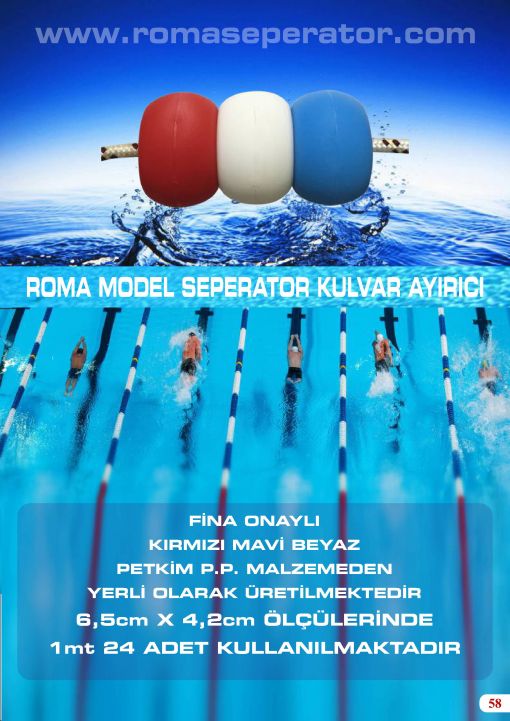  roma olimpik havuz kulvarı imalatçıları